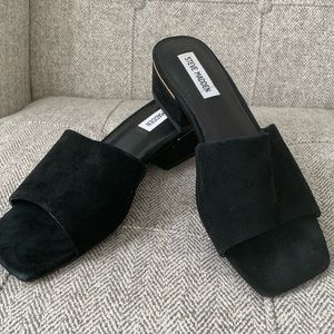 Steve Madden Black Sandal